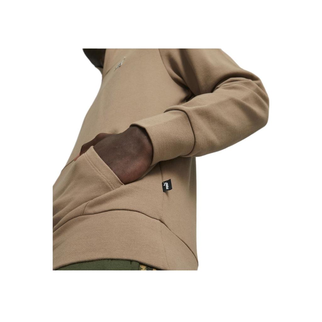 Puma Better Ess Solid Color Casual Loose Fit Hooded Long Sleeve Sweatshirt Men sweatshirt Brown 675978-85