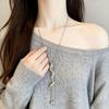 Elegant Long Snake Chain Necklace: Luxe Autumn/Winter Fashion Accessory for Women