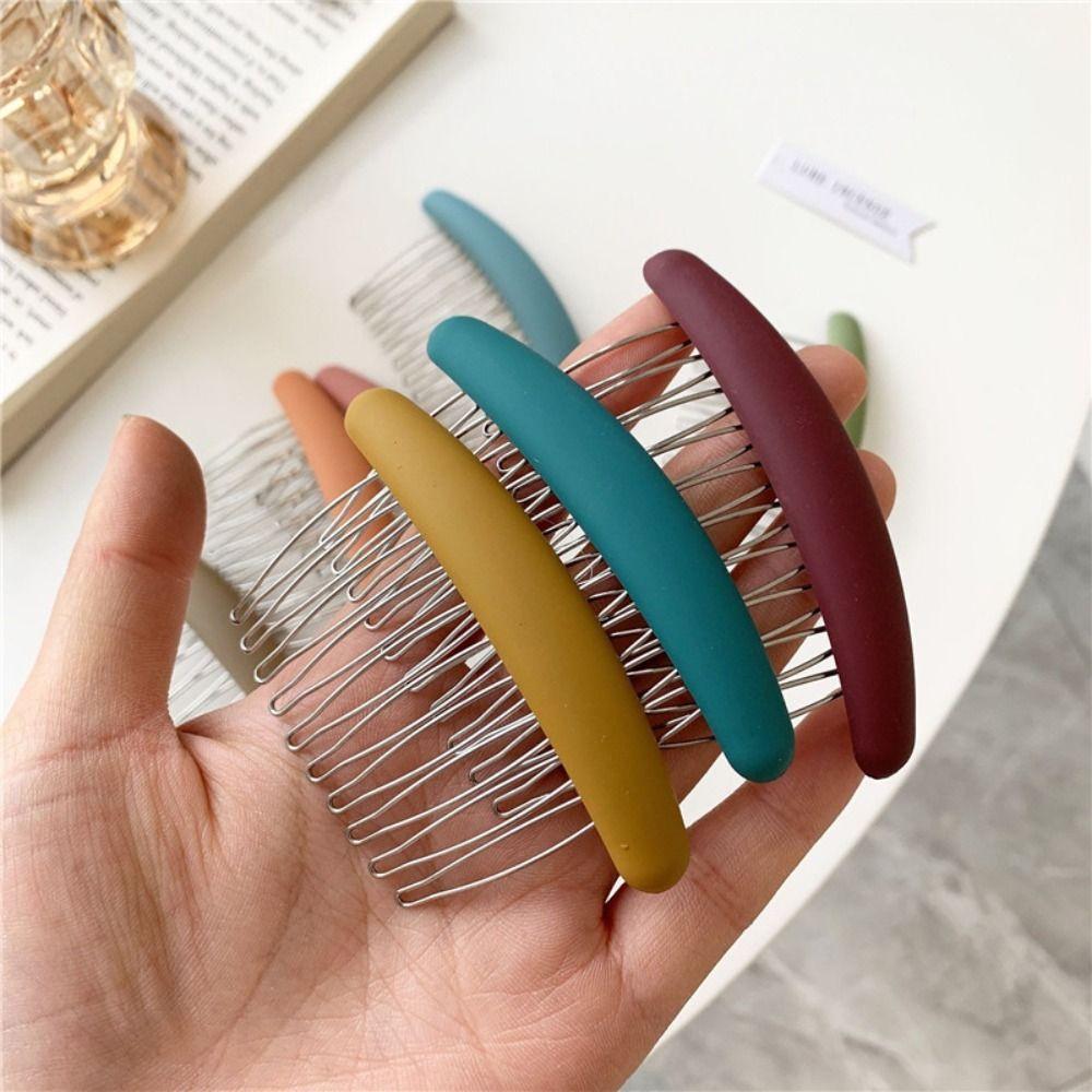 

Заколка для волос цвета конфеты, гребень для волос, зажим для волос сбоку, гребень для волос, заколка для волос, креативная студенческая