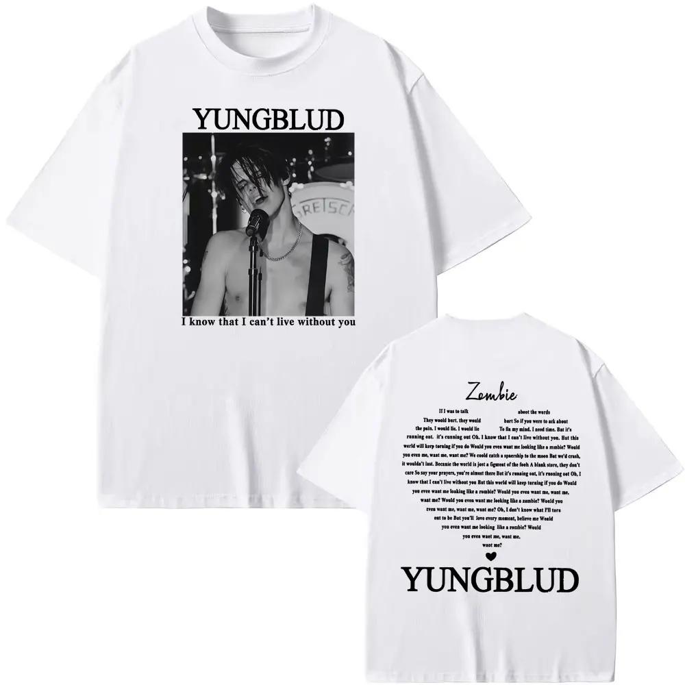 Yungblud Zombie Rock Band Graphic TShirt Unisexs Hip Hop Retro Music Fan Apparel Tshirts Unisex Casual ONeck High Quality T Shirt