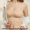 Spring-Summer Seamless Wire-Free Women's Bandeau: Versatile, Comfortable, Breathable, Thin Molded Cup