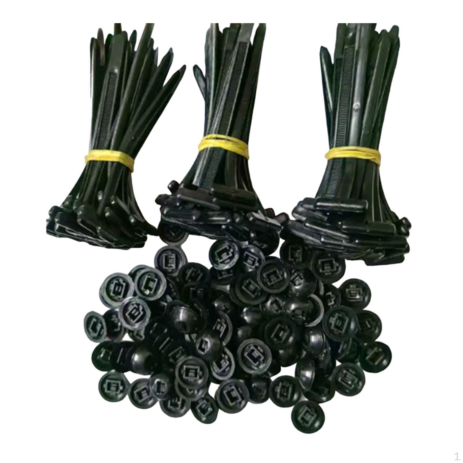 

Cable Tie Clips for Mudguard And Fastening Car Accessories 100PCS