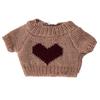 20CM Doll Clothes Knitted Sweater Christmas Santa Claus Warm Tops Outfits For Idol Dolls Accessories Plush Toys Clothe Accessory
