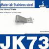 Stainless Steel Spring Clip: Metal Crimp, Wire Baffle, Pipe Holder, Conductive Manganese.