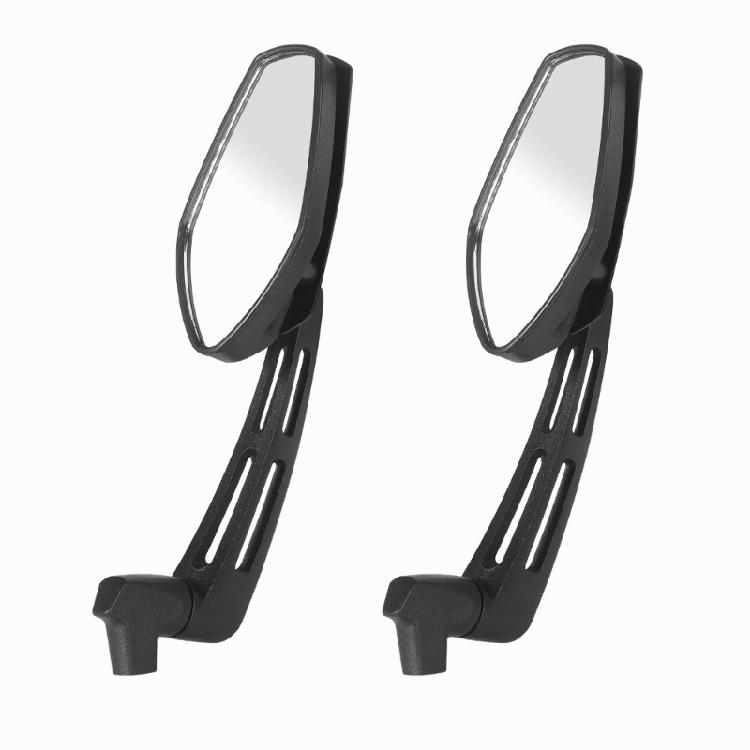 Modern Motorcycle Accessory Mirror Shatter Resistant Glass ABS Housing Easy Angle Adjustment Suitable for Scooters Bikes