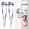 2Pcs Cat Shaped Cat Door Lock Durable Pet Door Holder Let Cat In Dog Door Opener  Pet Supplies