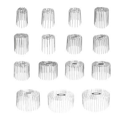 Ventilation Pipe Protector Drainage Meshing Guard Curved Steel Design Prevents Animal Intrusion for Kitchen Bathroom Drains