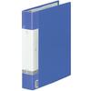 Lihit Lab File Clear Book Exchangeable A4 30 Holes 35 Pockets Blue G3803-8