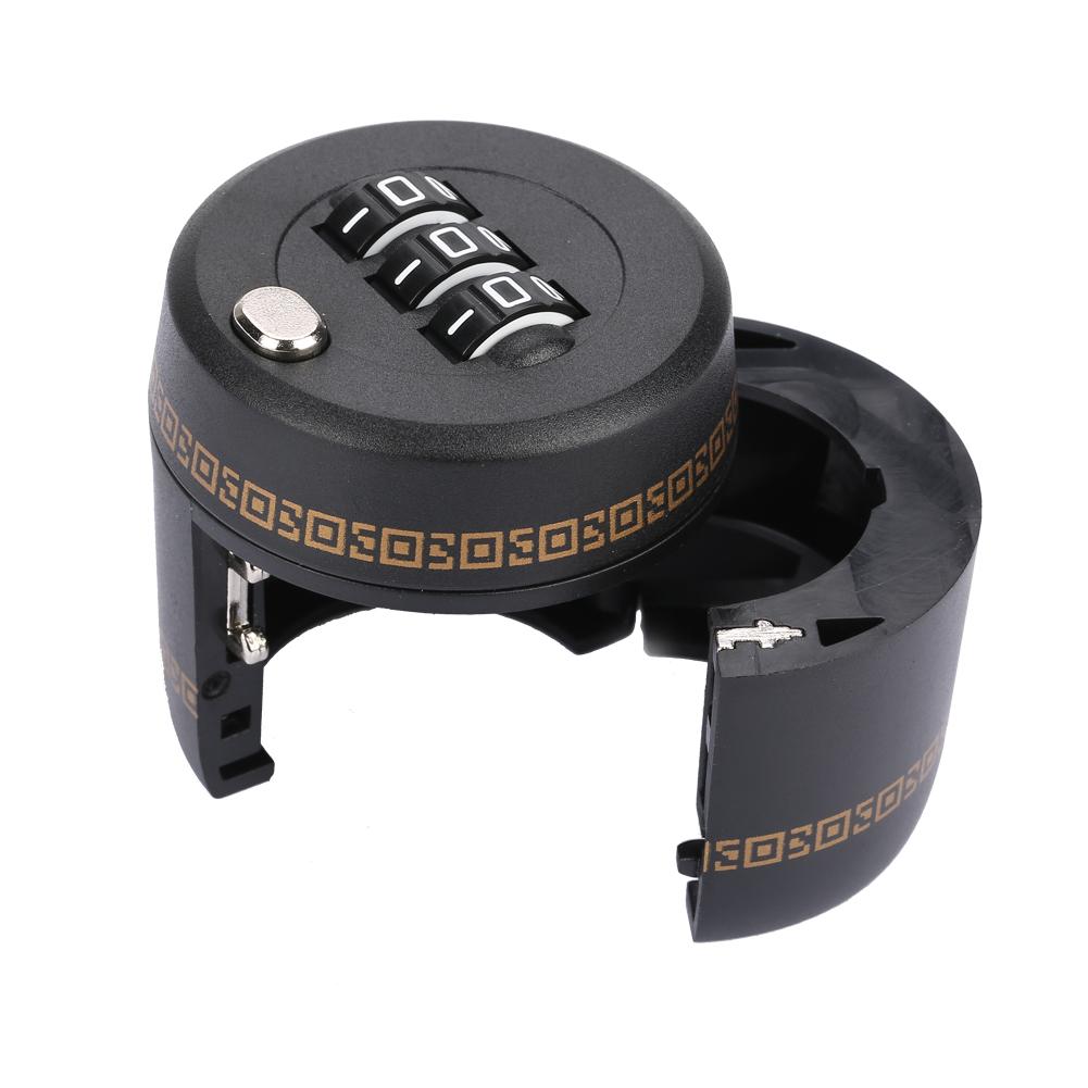 Zinc Alloy Wine Bottle Password Lock Three Digit Combination Pass Code Wine Protector
