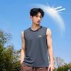 Li-Ning Professional Sports Series Quick-Dry Sleeveless Comfortable Casual Simple Breathable Versatile V-Neck Vest Men Tops LWTW102-4