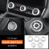 Auto Klimaanlage Schalter Bedienknopf Dekoration Abdeckung Verkleidung Auto Innenzubehör Car-Styling für Ford Ranger T9 2023 2024
