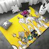 B-Battle Cats Anime Floor Mat Bedroom Living Room Flannel Door Mat Non-Slip Home Decor