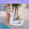 Adult Swan Inflatable Swim Ring 120cm Fashionable Water Lounger Swimming Ring Wholesale