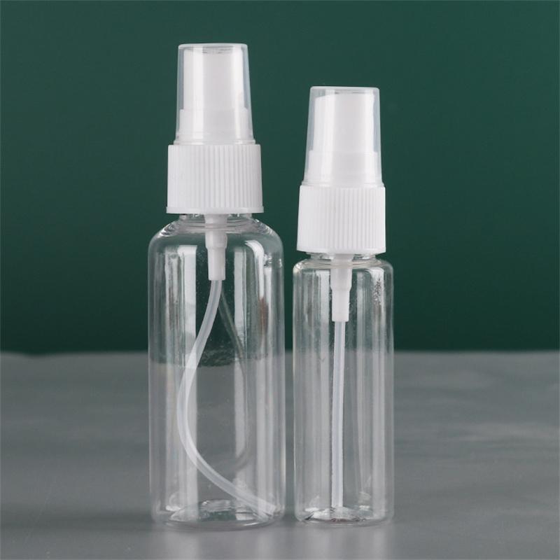 50 STÜCKE 10ml 30ml 50ml 100ml Tragbare Sprühflasche Leere Behälter Zerstäuberflasche Reise Parfümflasche Alkoholfasche