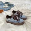 Casual color matching canvas shoes spring new high value casual niche design board shoes tide