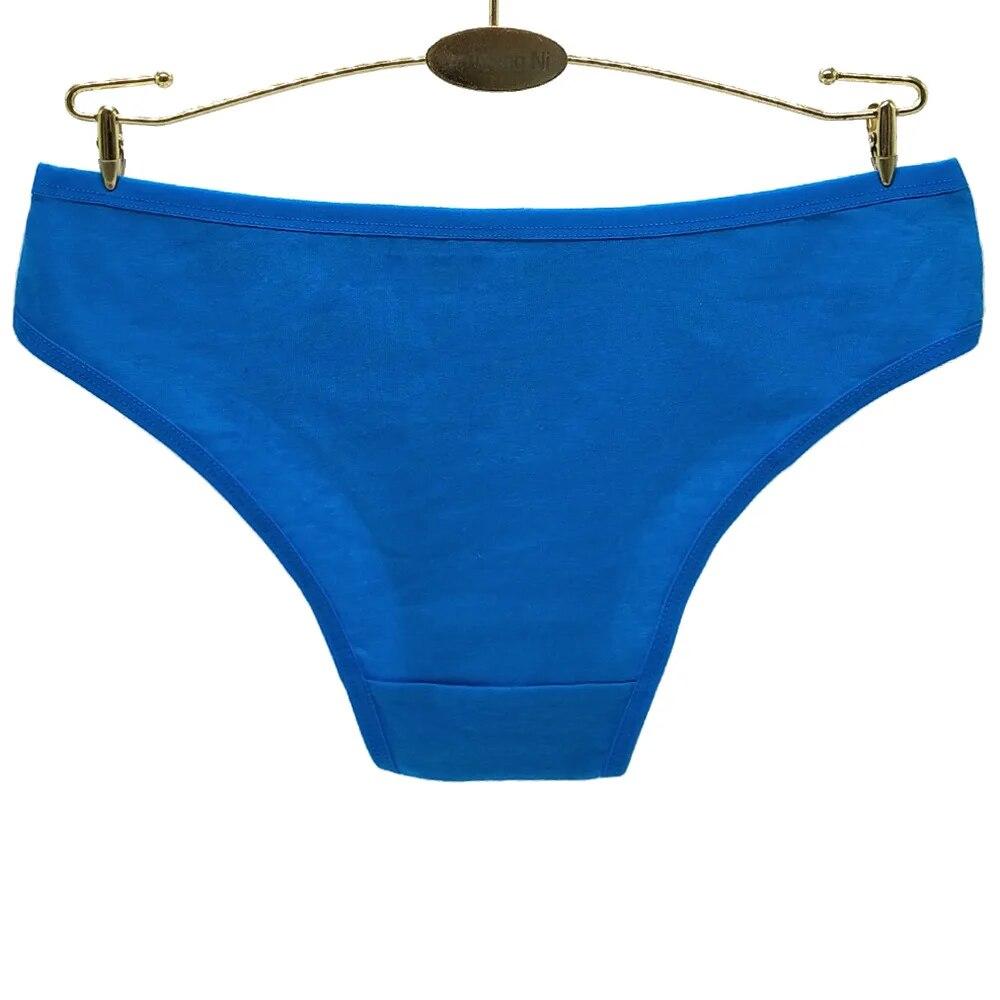 Cotton Women Briefs Sexy Lace Patchwork Panties Female Underwear Lingerie 6 Pcs/set