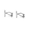 Montblanc Logo Cufflinks Men Accessories Silver 111316