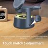 5 in 1 Wireless Charger Stand Night Light LED Bluetooth Speaker For Magsafe iPhone 16 15 14 13 12  Watch 9 8 Airpods Pro