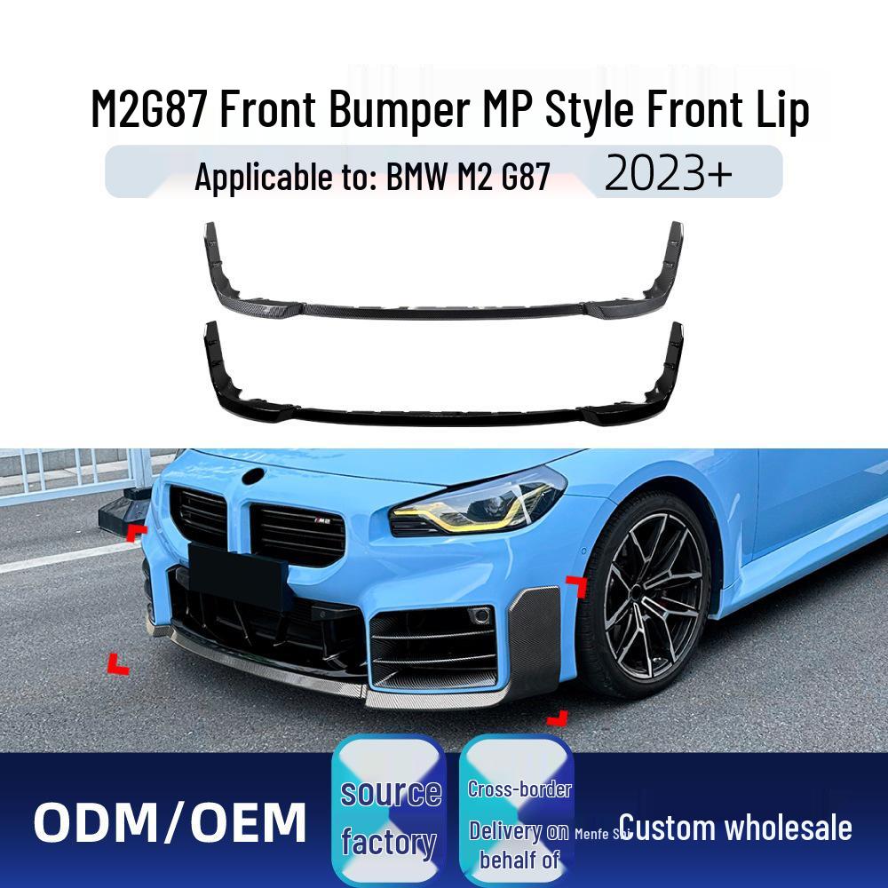 BMW Model Front Lip Splitter Corner Covers Body Kit Spoiler for Customization