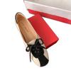 Shoes women's new leather flat bottom inner height increase temperament versatile fashion lazy commuting shallow mouth single shoes