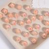 Iridescent Electroplated Acrylic Round Beads - DIY Jewelry Accessories