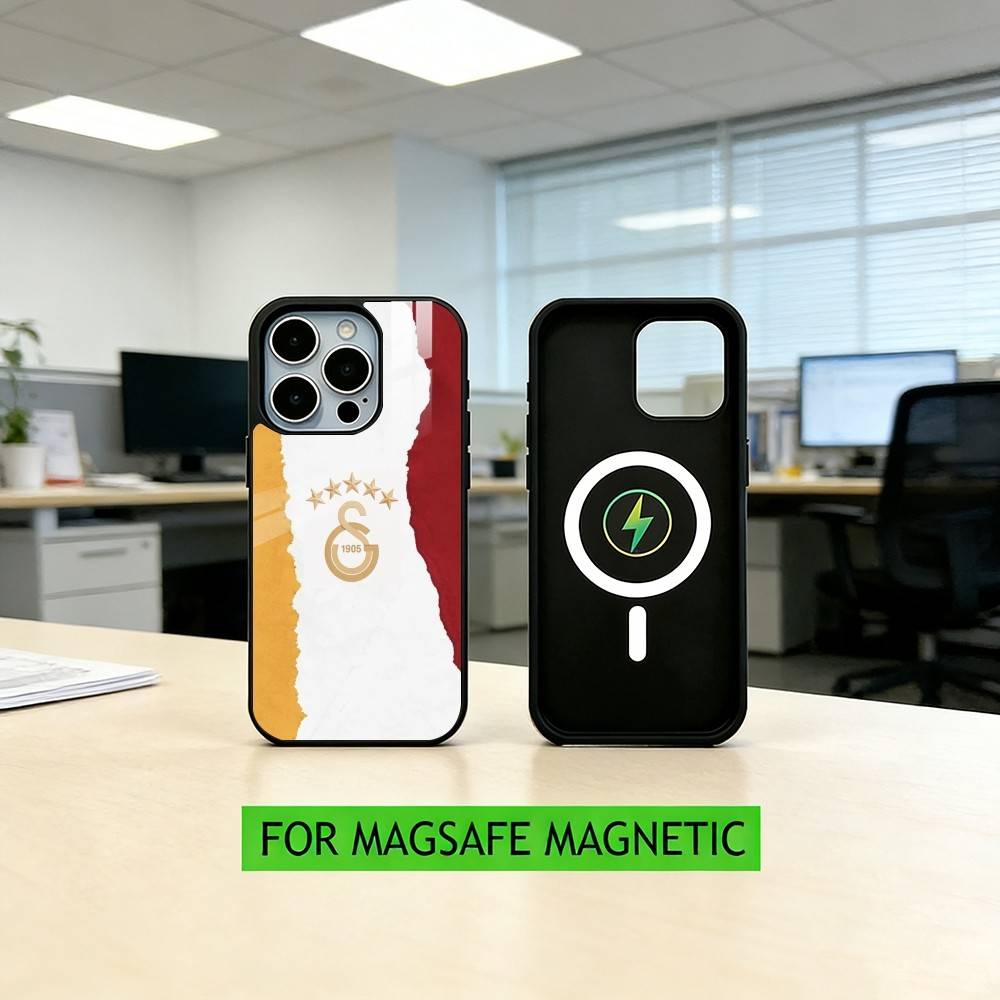 G-Galatasaray-y SK Phone Case For iPhone17,16,15,14,13,12,11 Plus,Pro Magnetic with Magsafe Wireless Charging