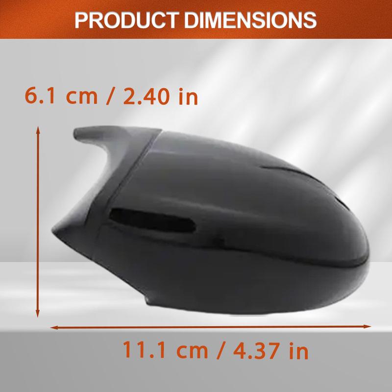 2Pcs Car Side Door Wing Rearview Mirror Cover Caps For BMW E87 E81 E82 E88 E90 E91 E92 E93 PRE-LCI 51167135098 51167135097