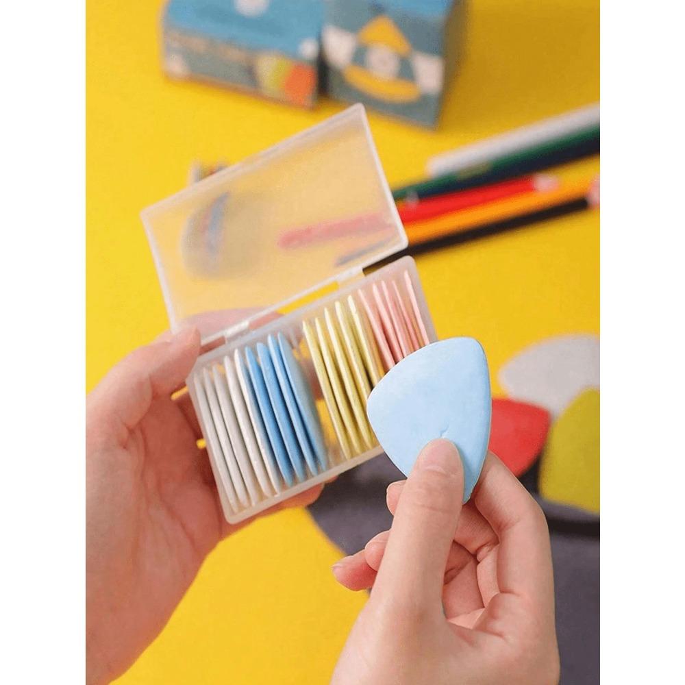 10pcs Erasable Tailors Chalk Markers Sewing Chalk, Erasable Colored Chalk Pencils, Erasable Color Markers, Ideal for Sewing, Needlework Embroidery