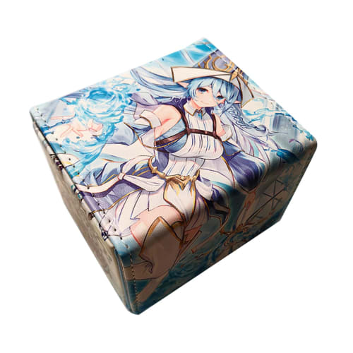 Horizontal Magnetic Deck Case with PU Leather Card Sleeves for Yu-Gi-Oh!, Pokemon, and Duel Masters Cards (Product Code: 5s06282115zh-12)