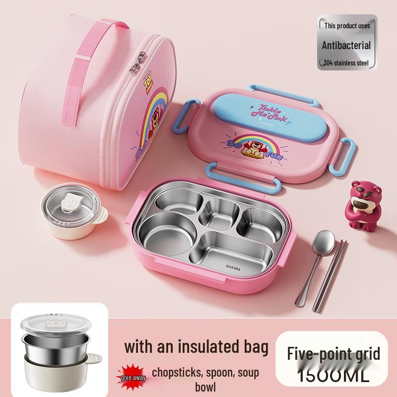 LECREFAU 304 Stainless Steel Insulated Lunch Box