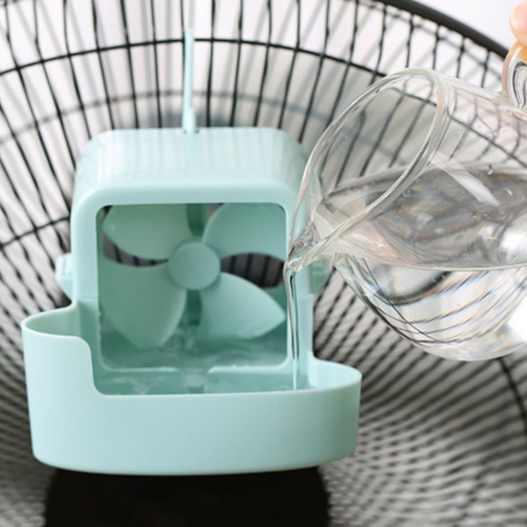 Electric Fan Cooling Storage Box Ice Storage Box Fast Cooling Portable Household With Hanging Hook For Electric Fan