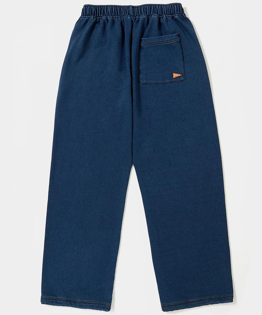 COLUMBIA UNIVERSITY Tiny Script Denim Terry Loose Sweatpants Midnight Denim
