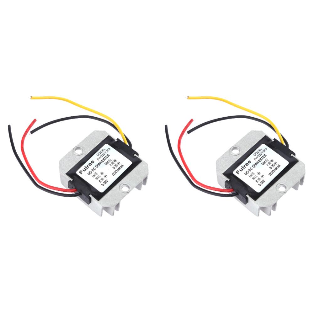 1/2Pcs DC-DC 5-32V to 12V 3A Automatic Voltage Stabilizer Power Converter Regulator Intelligent Automatic Boost Depressurization