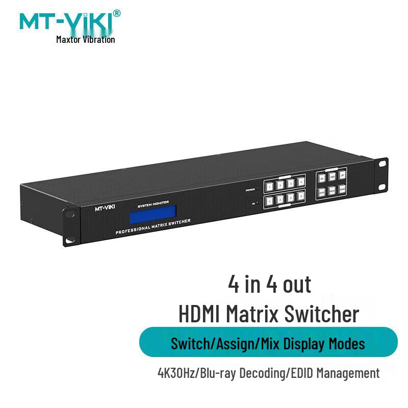MT-Viki 4K HDMI 8x8 Matrixový přepínač