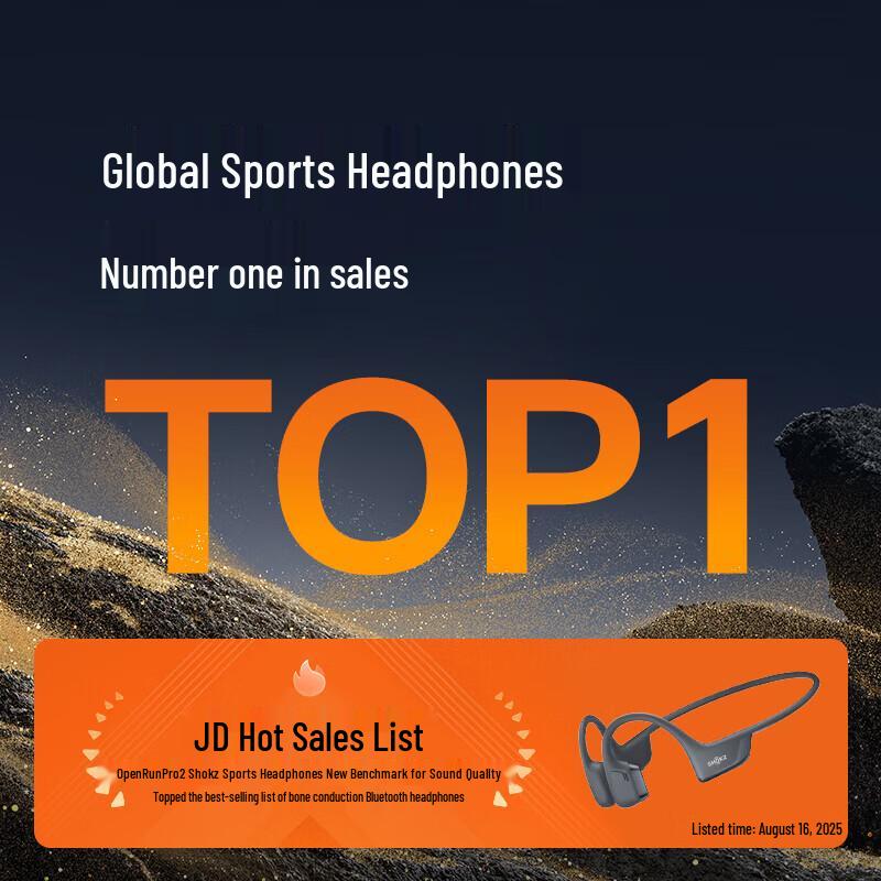 SHOKZ OpenRun Pro 2 S820 Bone Conduction Sports Headphones