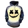 Funny Mens Halloween Smiling Face Hoodie 3d Print  Men Hooded Sweatshirt Men's Clothing Men Oversized  Sweatshirts Hoodie