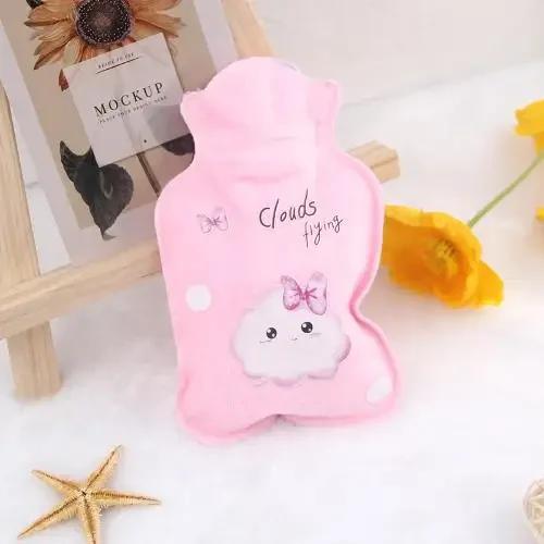 1Pc Lovely Cartoon Hand Po Warm Water Bottle Mini Hot Water Bottles Portable Hand Warmer Girls Pocket Hand Feet Hot Water Bags