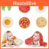 Manta Envolvente de Flanela Divertida para Bebê com Chapéu Combinando Macia e Aconchegante Estilos Tortilla Repolho Rolo de Ovo Ovo Frito Melancia e Pizza