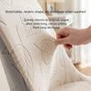 Simple Elastic Chair Cover Arc Jacquard Dining Chair Protector Cover Dustproof Cover Home