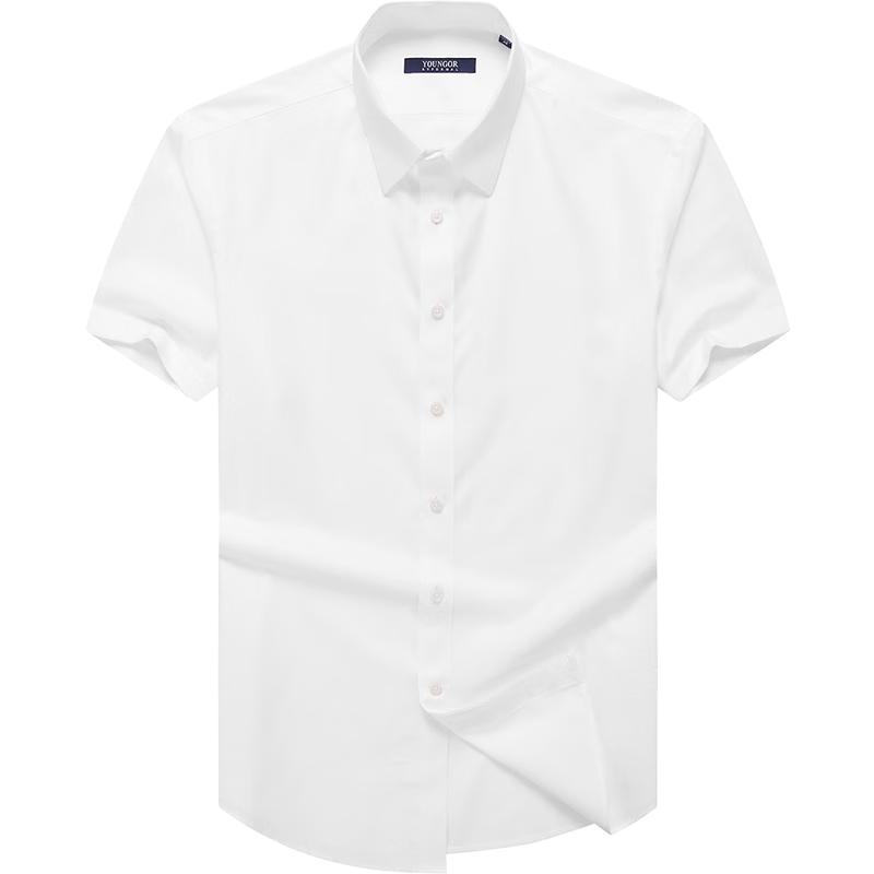 YOUNGOR Men s Business Casual Short-Sleeve Shirt 39