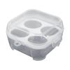 Sturdy PP Eggs Protectors Travel Organizers for Hiking Kitchen Use Sealed Freshing Clear Case