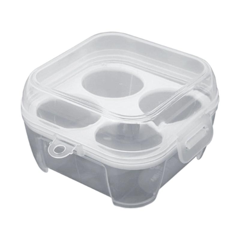 Sturdy PP Eggs Protectors Travel Organizers for Hiking Kitchen Use Sealed Freshing Clear Case