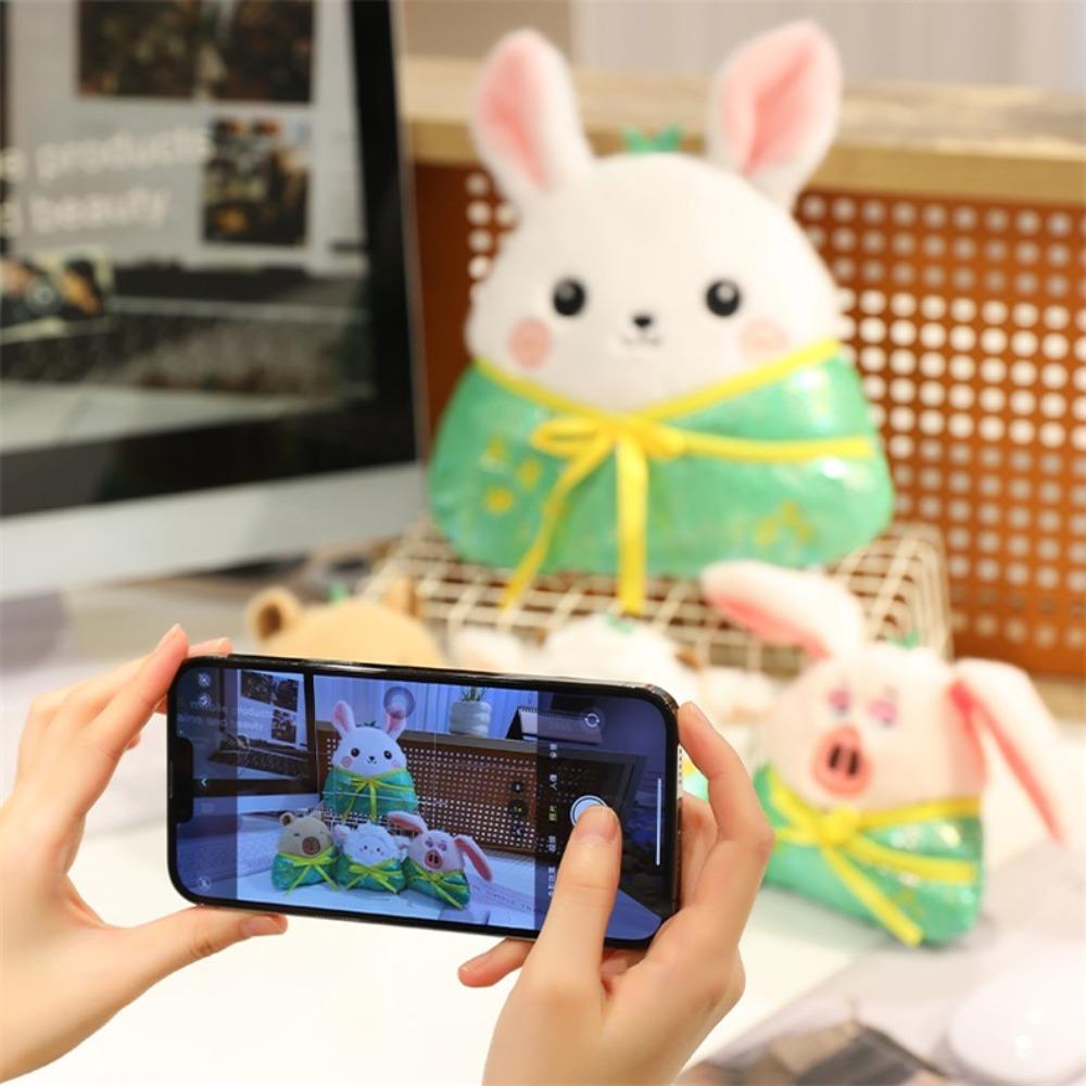 Sheep Zongzi Cotton Doll Pig Zongzi Stuffed Doll Lovely Zongzi Plush Toy  Room Decor