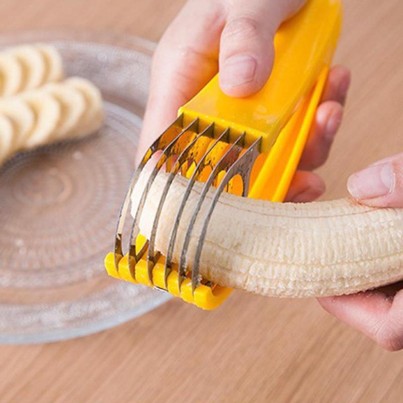 Multifunctional Fruit Grater Creative Banana Peeler Cucumber Steel Chopper Slice Cutter Knife Salad Veget Kitchen Accessories