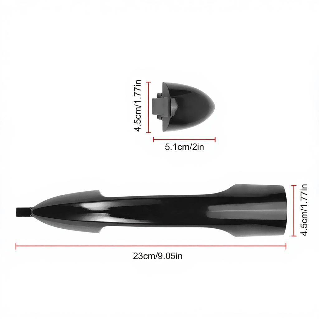 Automotive Accessories for 147 Rear Exterior Door Handle 156145296 156145295 Outside Door Handle Easy Install