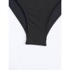 Neon  Ribbed Bikini Set Twist Front High Waist Two Piece Swimsuit