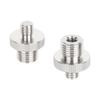 HDRIG M8 To 1/2"-20 Male, 1/4"-20 Female Stainless Steel Screw (2-Pack)