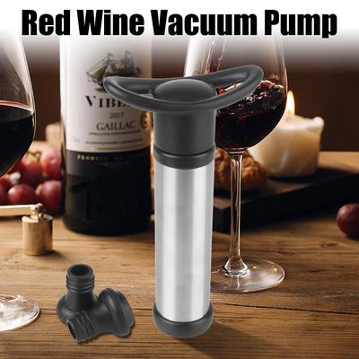 Kitchen Bar Tools Champagne Sealer Fresh Vacuum Wine Cork Portable Bottle Cap Plug Bar Supplies Fresh-keeping Seal Red Wine Bottle Stopper Creative