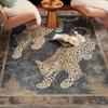 Persian Carpet Tropical Rainforest Tiger Bedroom Bedside Rugs Dirt Resistant and Wear-resistant Homestay Mats Decoration Carpet
