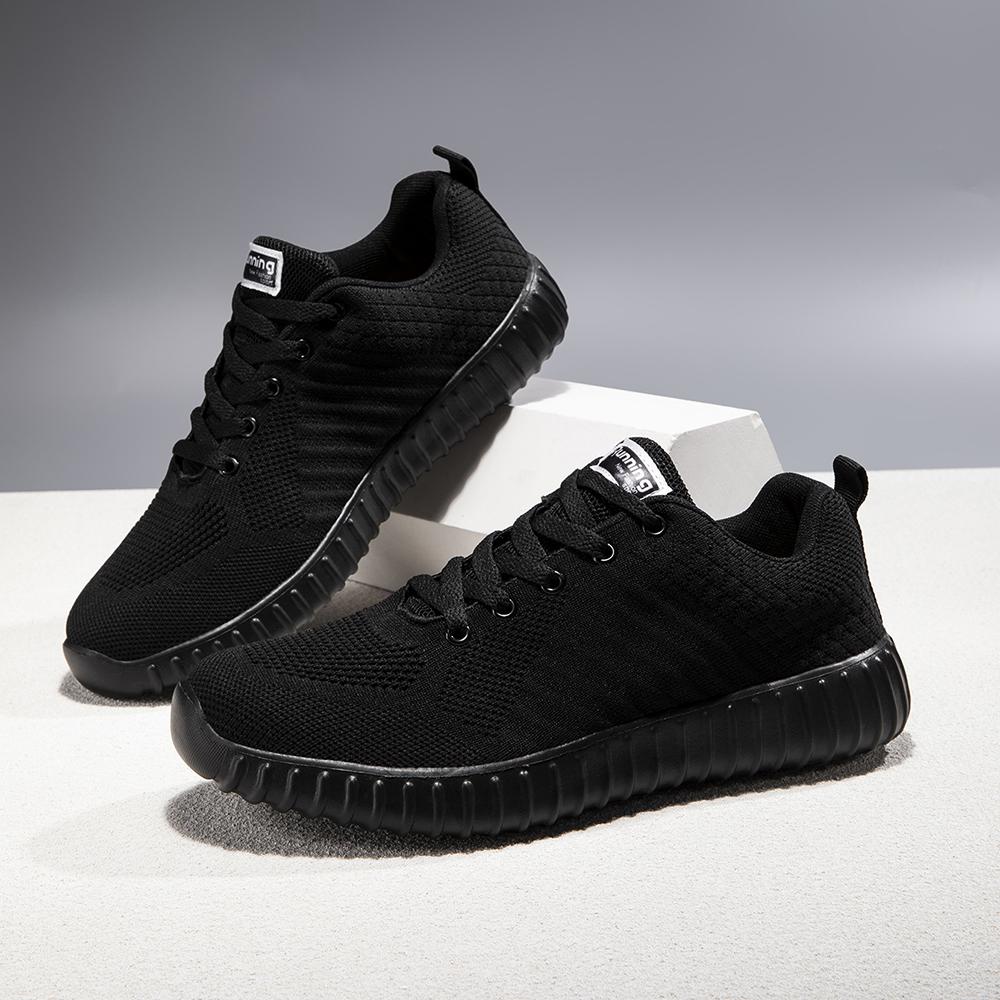 New Casual Men's Shoes Spring and Autumn New Style Fly Woven Running Men's Shoes Men's Sports Shoes Youth Versatile Running Shoes